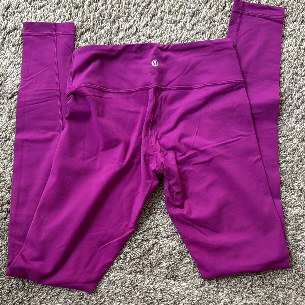 Lululemon Wunderunder Purple Leggings
